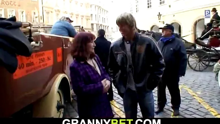 Guy picks up 60 years old granny