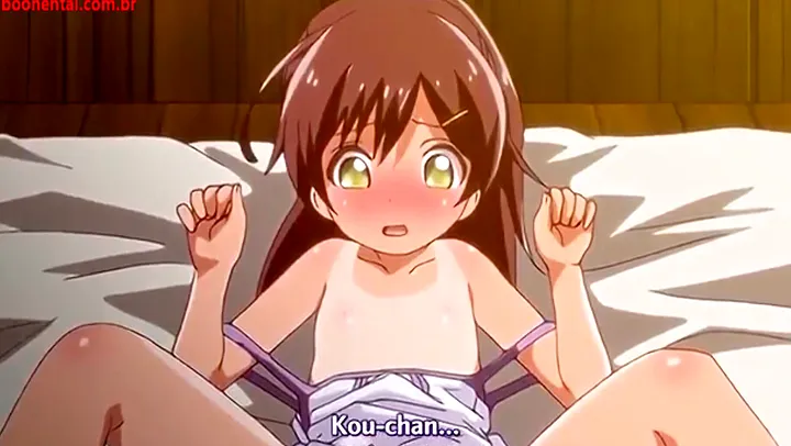 Watch as Br Title: Minha Irmã Safadinha gets her small tits fondled in a steamy Japanese hentai