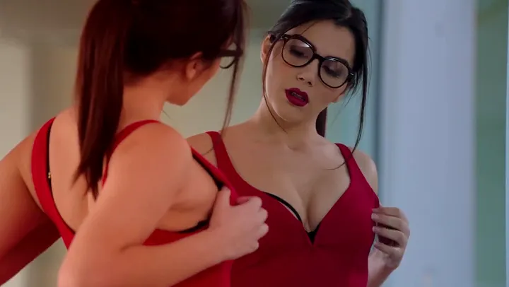 Valentina Nappi's Big Tits and Lingerie Get Fucked by a Black Cock