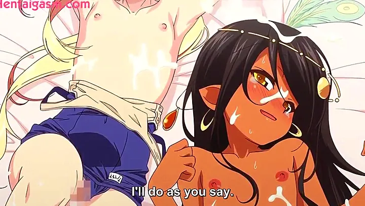 Hentai elf gets her first taste of sex in