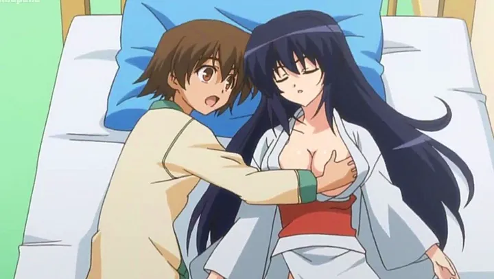 Enjoy uncensored Hentai version of Omamori Himari's hot sex scene